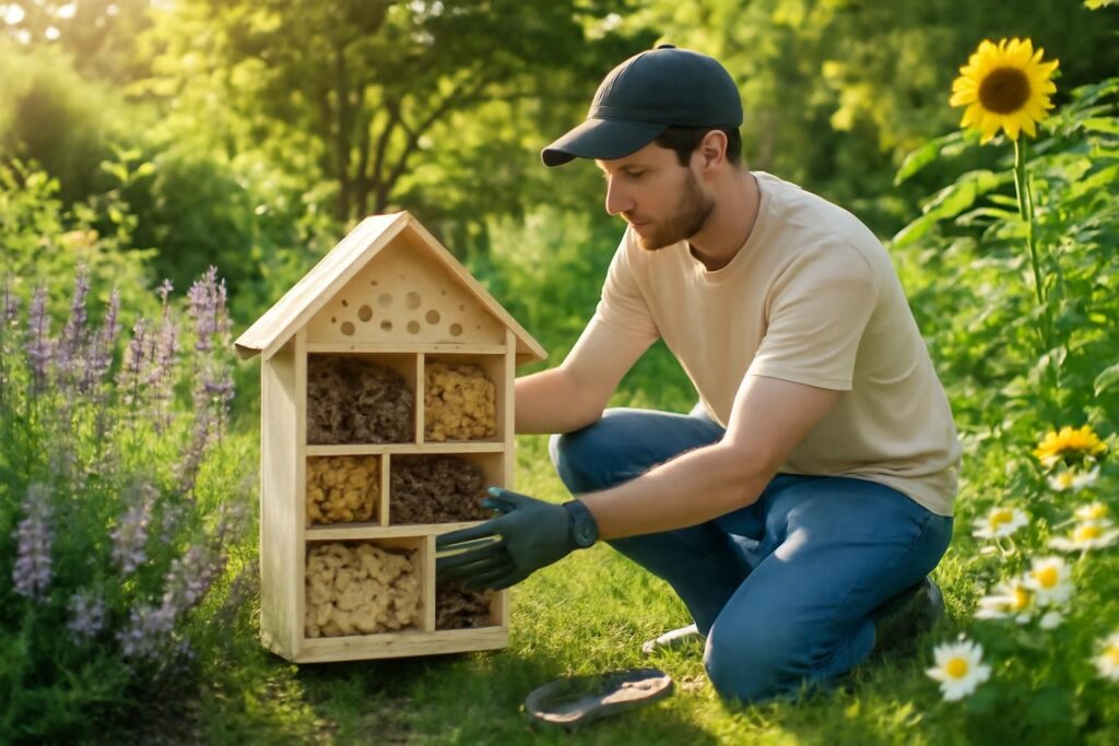 découvrez comment choisir et installer un hôtel à insectes dans votre jardin pour favoriser la biodiversité et protéger les pollinisateurs.