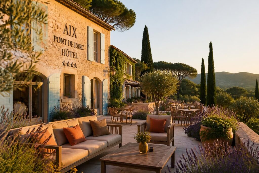 découvrez l'hôtel aix pont de l’arc, alliant confort moderne et charme authentique au cœur de la provence, pour un séjour inoubliable entre nature et culture.