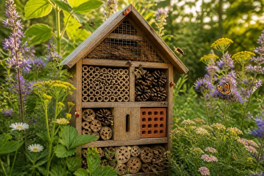 découvrez pourquoi un hôtel à insectes est essentiel pour la biodiversité et apprenez comment créer un refuge naturel pour soutenir les insectes bénéfiques dans votre jardin.