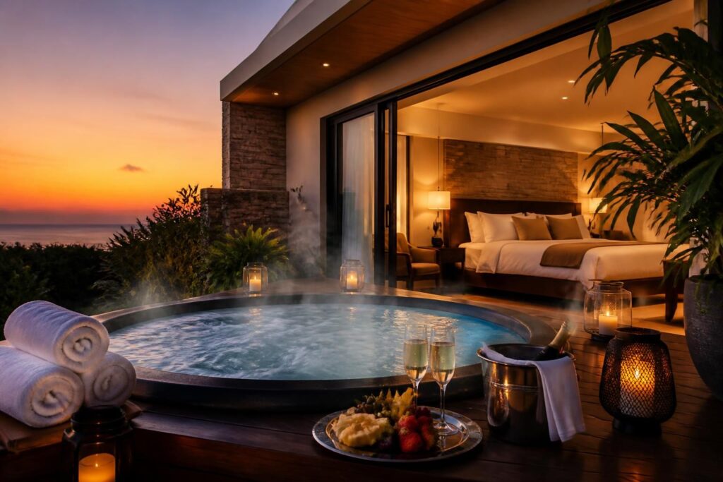 découvrez les avantages d'un hôtel avec jacuzzi privatif pour une escapade détente inoubliable, alliant confort, intimité et bien-être.