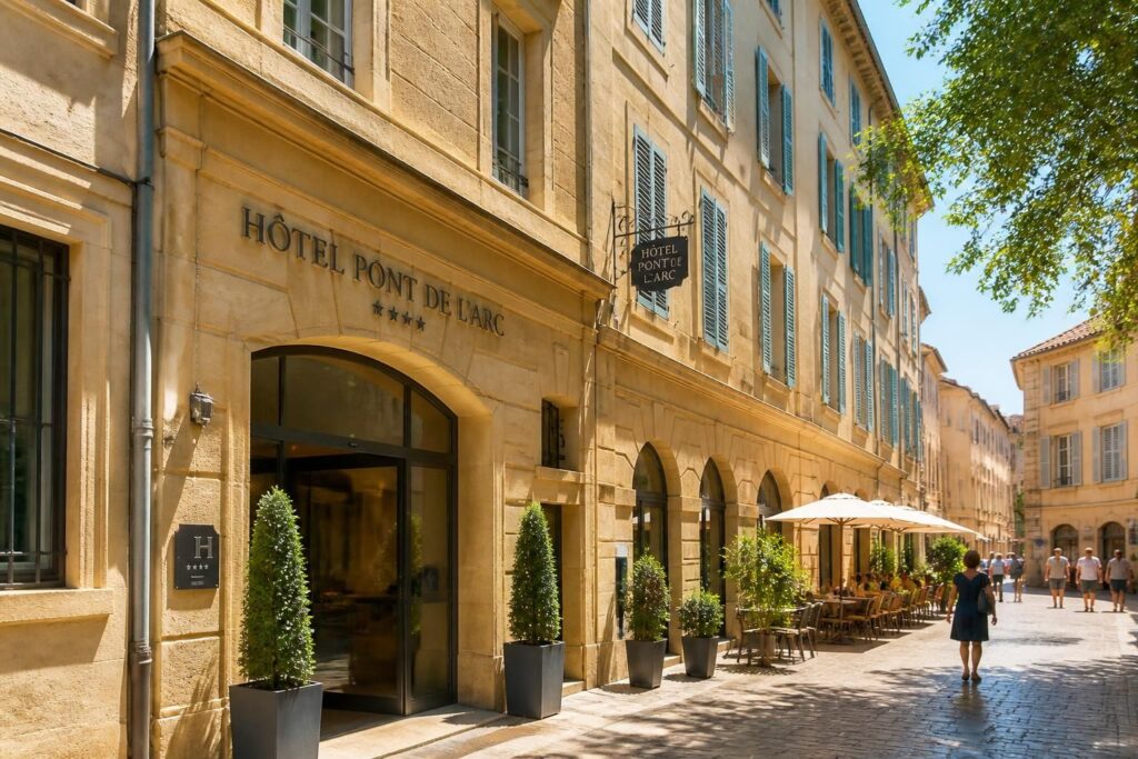 découvrez l'hôtel pont de l'arc à aix-en-provence, un lieu alliant confort moderne et charme provençal au cœur de la ville. profitez d'un séjour unique alliant détente et découverte.